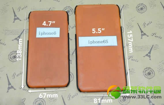 iphone6 5.5寸图片现身：5.5英寸iphone6谍照图片
