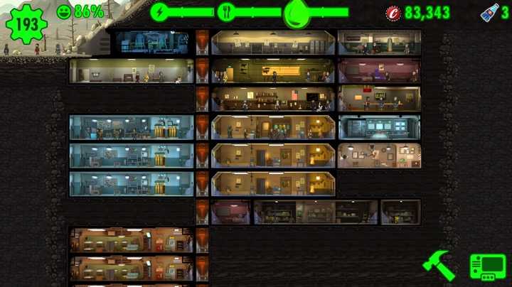 辐射避难所各种房间介绍 房间类型详解