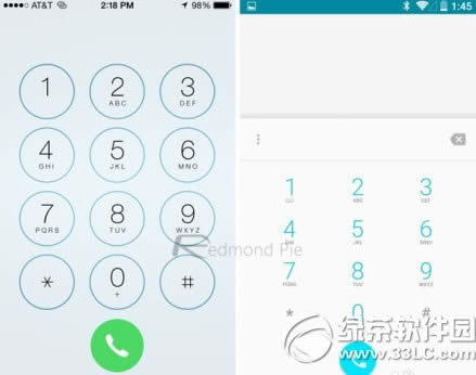 ios8和android  l哪个好？ios8和安卓android  l对比评测2