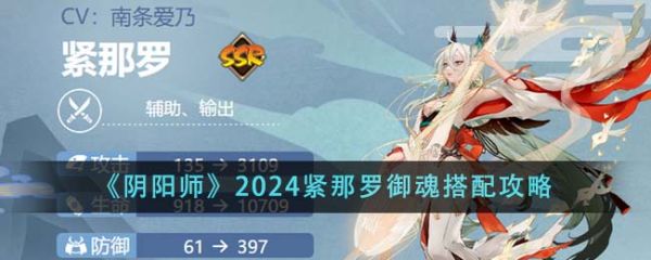 阴阳师2024紧那罗御魂怎么搭配 搭配攻略