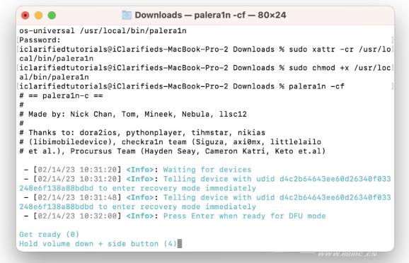 如何使用palera1n越狱？palera1n越狱 iOS  15.0 - 16.3.1教程