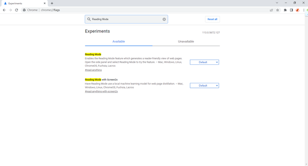 谷歌浏览器阅读模式怎么打开