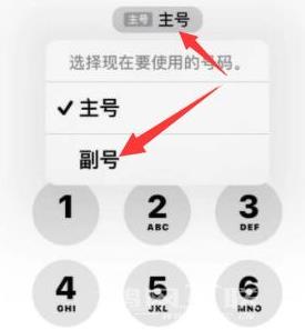 iPhone 14 Pro Max如何使用副卡打电话？