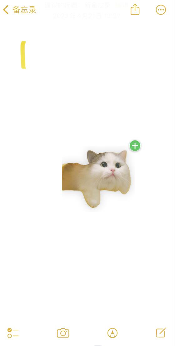 iPhone  小技巧：将 iOS  16 抠图功能与备忘录搭配使用