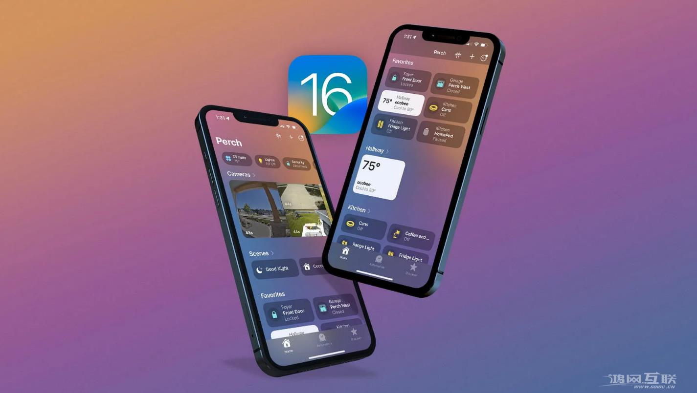 苹果 iOS 16 更新带来全新壁纸