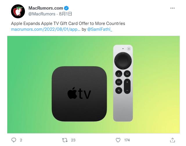 苹果又在清库存？享受“购买 Apple TV优惠