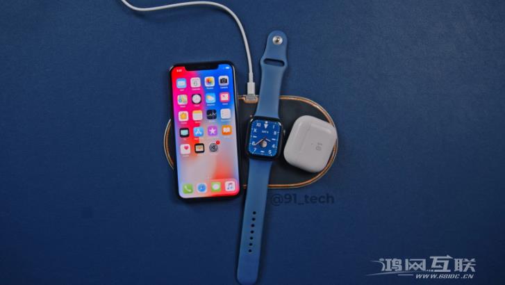 苹果 AirPower 无线充电板原型机测试：发现内含 22 个线圈