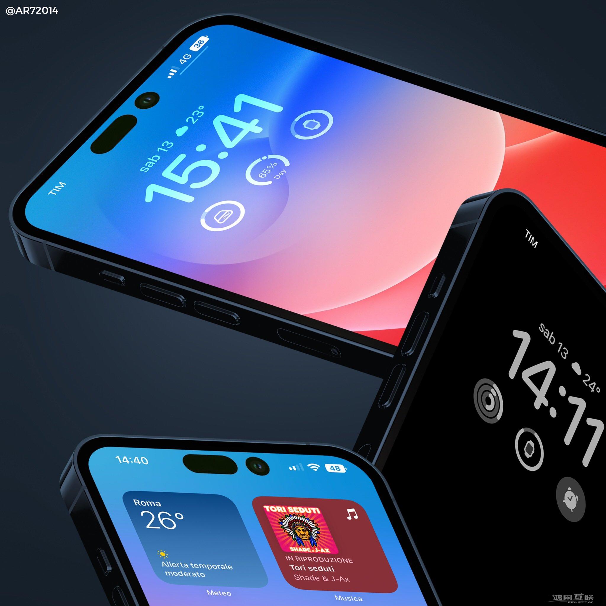 设计师出示最新iPhone  14 Pro  与 iOS  16 概念渲染图插图5