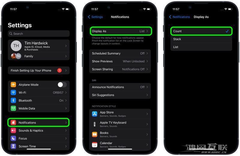 iOS  16将支持更改 iPhone  锁定屏幕上的通知显示插图3
