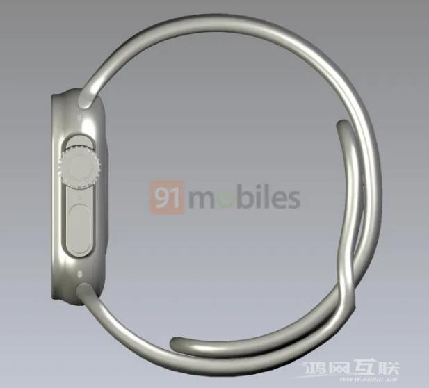 苹果 Apple  Watch  Pro  CAD  渲染图为49mm  尺寸以上插图7