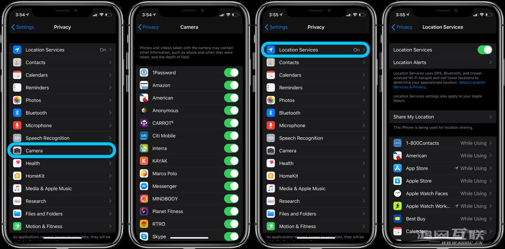 如何检查哪些应用可以访问 iPhone 的摄像头和麦克风？