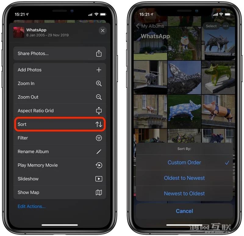 iOS 14 小技巧：iPhone 照片应用支持更改图片或视频的排列顺序