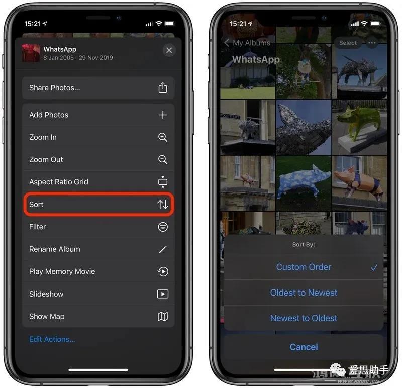 iOS14技巧：iPhone照片应用支持更改图片或视频的排列顺序