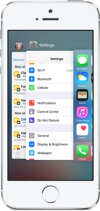 用户还可以在屏幕边缘执行3D Touch操作