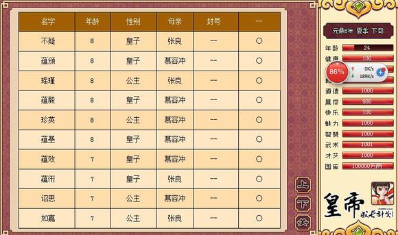 皇帝成长计划2怎么临幸太后 寿宴怎么触发？