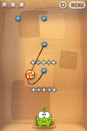 iphone游戏盒怪兽福利 糖果怪物割断绳子_软件自学网