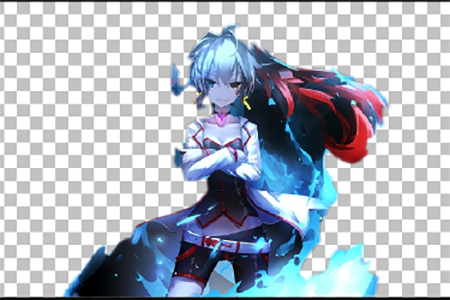 抠图效果的预览