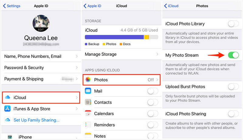 如何将照片从iPhone传输到iPad