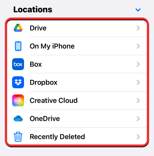 如何在 iPhone  上将 Google  Drive、OneDrive、DropBox  添加到文件应用程序