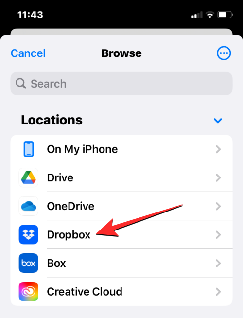 如何在 iPhone  上将 Google  Drive、OneDrive、DropBox  添加到文件应用程序