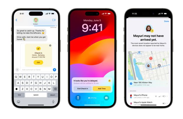 iOS  17 小技巧：如何在 iPhone  上使用“平安确认”功能？