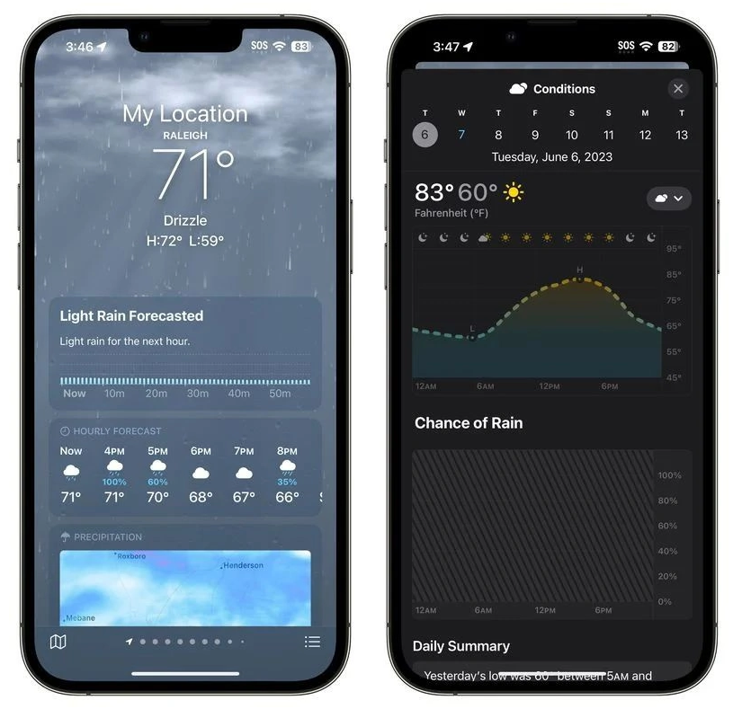 苹果 iOS  17 天气应用都有哪些改进？