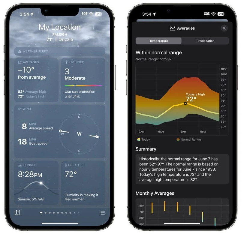 苹果 iOS  17 天气应用都有哪些改进？