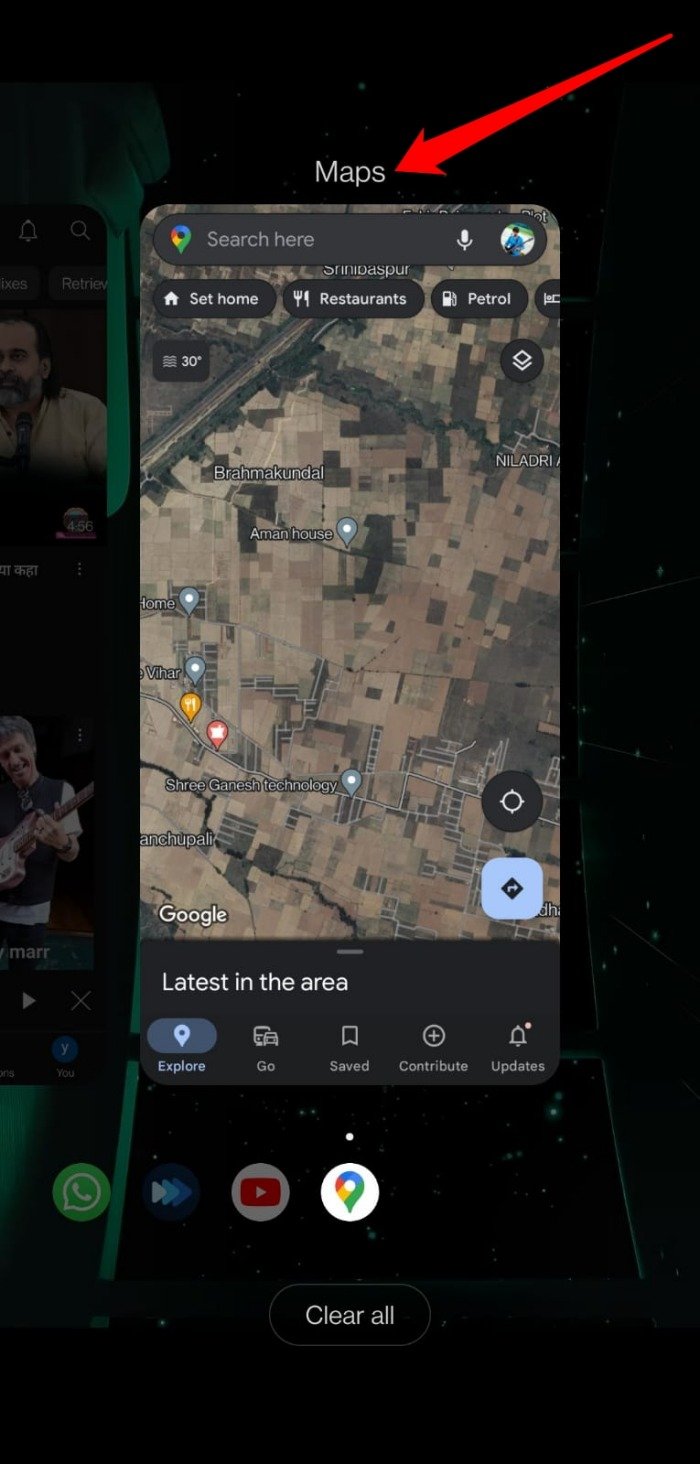 如何在谷歌地图上使用一目了然的方向