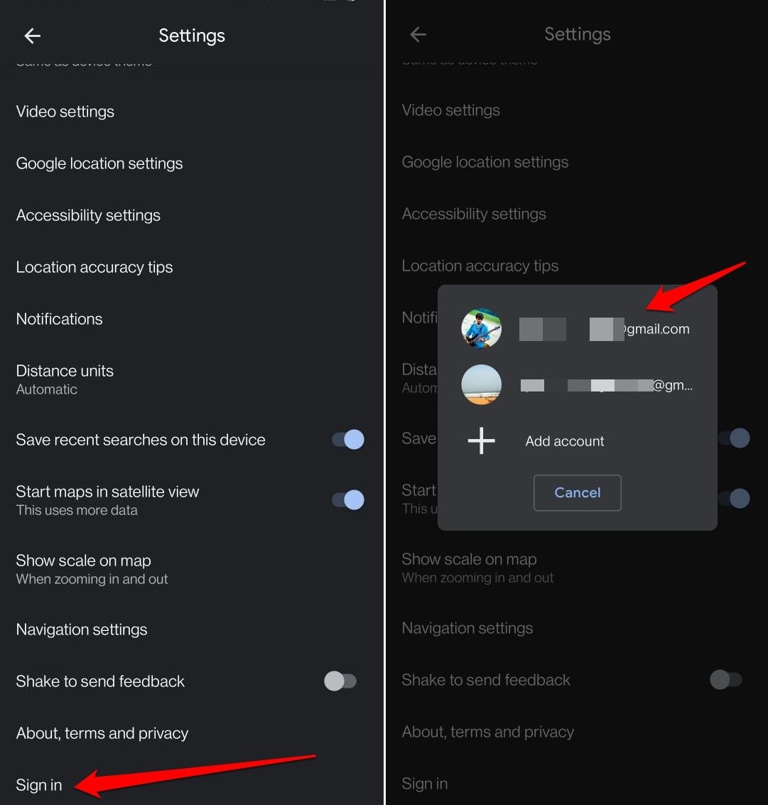 如何在谷歌地图上使用一目了然的方向
