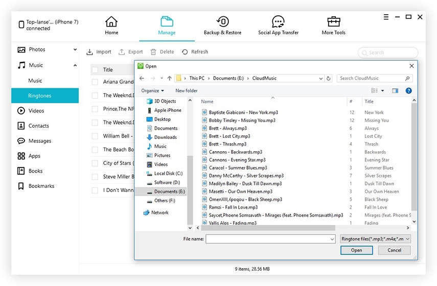 如何使用/不使用iTunes将铃声添加到iPhone