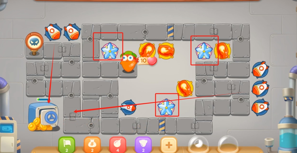 保卫萝卜3工厂最后一关怎么过