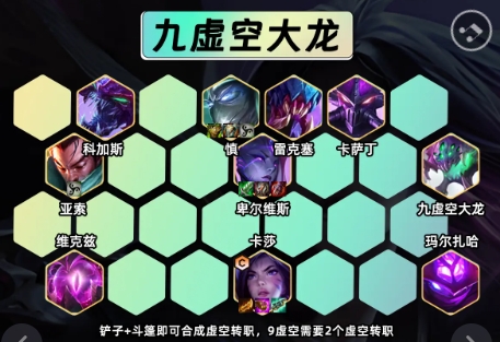 金铲铲之战s9九虚空怎么玩