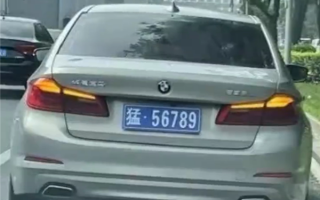 胆儿真肥！公然悬挂“猛·23456”号牌：司机被罚200、扣9分