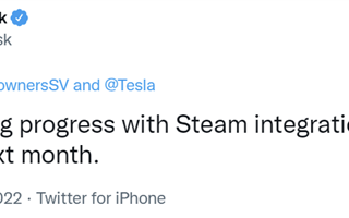 开车还能玩游戏？马斯克称特斯拉将内置Steam平台