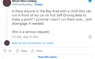 特斯拉FSD撞飞儿童假人引热议！狂热支持粉用自己女儿测试