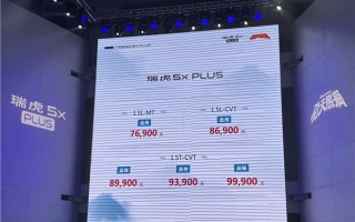 硬核国货！瑞虎5x PLUS正式上市：7.69万元起