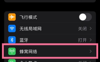 苹果手机怎么切换5g和4g