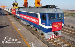 天津港中欧（中亚）班列首次突破9万标准箱