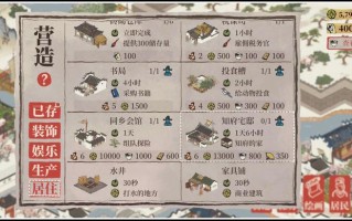 江南百景图知府宅邸玩法攻略