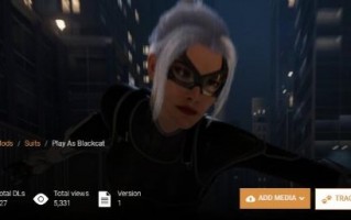 PC版《漫威蜘蛛侠：复刻版》黑猫Mod：谁不喜欢猫猫呢