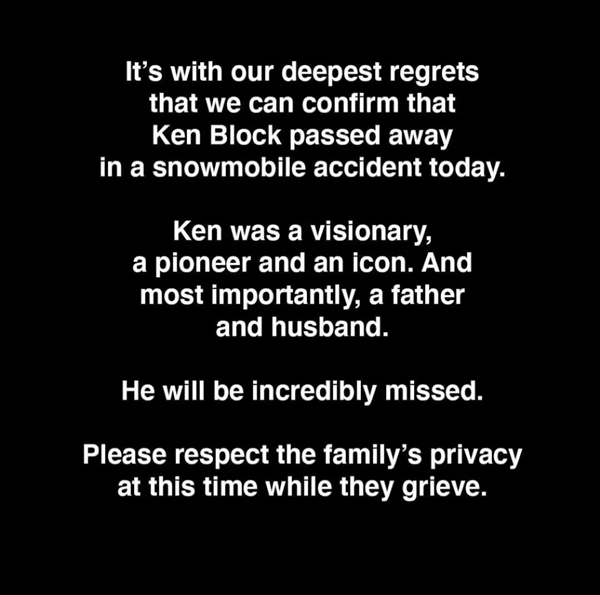 世界知名漂移大师“砖叔”不幸身亡：系雪地摩托车事故-第3张图片-9158手机教程网