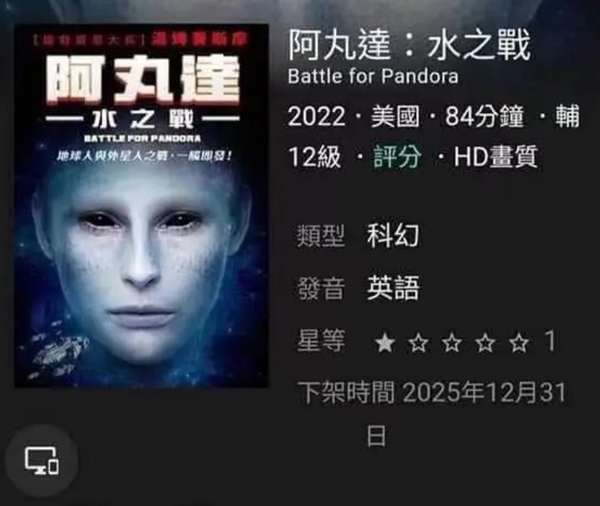 《阿凡达2》 已经被“烂片之王”翻拍了：豆瓣居然全5星-第2张图片-9158手机教程网