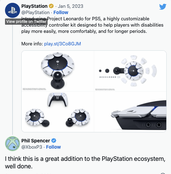 微软Xbox老大斯宾塞盛赞索尼：无障碍手柄是对PS生态很好的补充-第1张图片-9158手机教程网