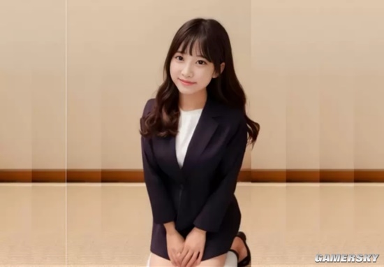 AI绘制日本女性社畜形象：穿OL制服的职场美女-第1张图片-9158手机教程网