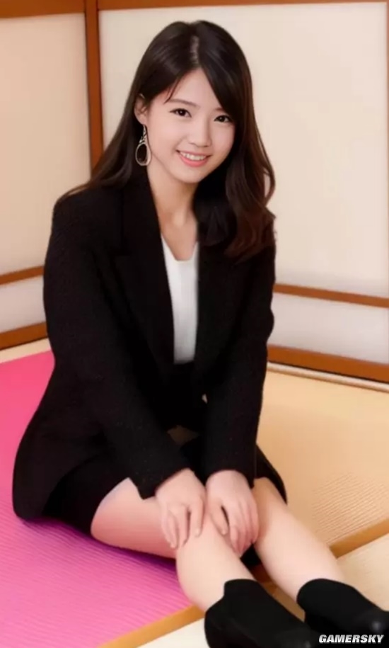 AI绘制日本女性社畜形象：穿OL制服的职场美女-第2张图片-9158手机教程网