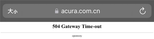 讴歌在中国冲高16年！结果 自家的官网都没了-第1张图片-9158手机教程网