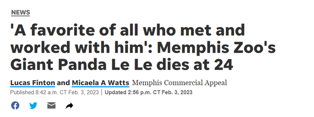 旅美大熊猫去世中美将联合调查死因 爱吃苹果喜欢嬉戏的她没了-第5张图片-9158手机教程网