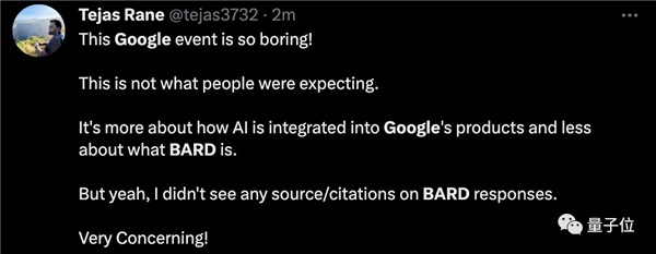 谷歌版ChatGPT灾难级发布 市值一夜狂跌7000亿 熬夜网友:退钱!-第4张图片-9158手机教程网 谷歌版ChatGPT灾难级发布 市值一夜狂跌7000亿 熬夜网友:退钱!-第4张图片-9158手机教程网
