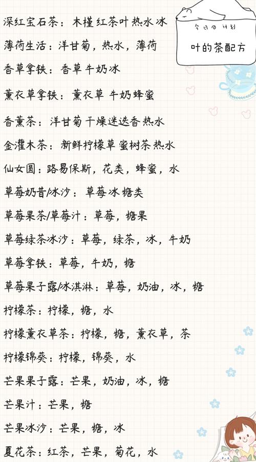 寄心茶屋茶配方大全分享-第1张图片-9158手机教程网 寄心茶屋茶配方大全分享-第1张图片-9158手机教程网