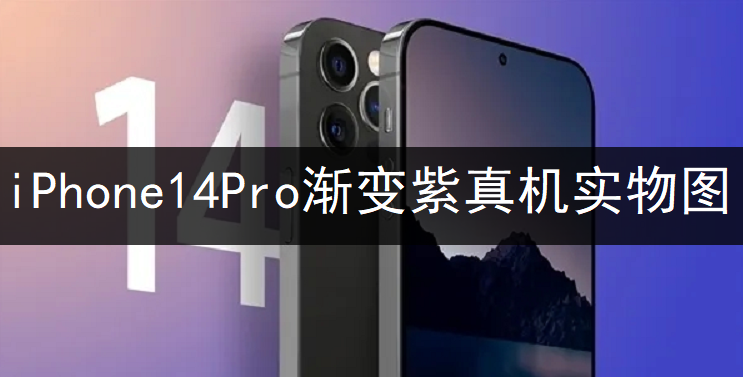 iPhone14Pro渐变紫建不建议买-第1张图片-9158手机教程网